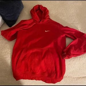 red nike sweatshirt